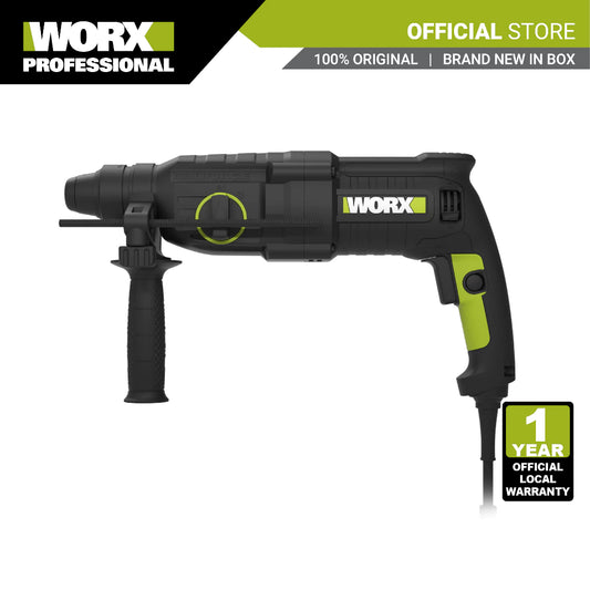 WORX WU345P SDS Plus 4F Rotary Hammer (800W)
