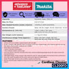 MAKITA CL200FDSA / CL200FDZ 12Vmax Cordless Cleaner