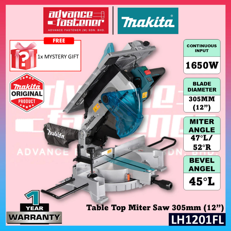 Makita LH1201FL Corded Table Top Miter Saw 305MM (12