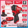 Milwaukee FIW2F12-251B / FIW2F12-0 M12 FUEL™ Compact Impact Wrench with Friction Ring 1/2
