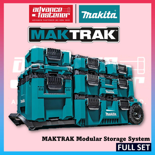 MAKITA MAKTRAK Rolling Tool Chest & Tool Box & Organizer Modular Storage System Heavy Duty