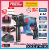 DONG CHENG DCKIT10BK 20V Brushless Cordless Combo Set DCZC22 Rotary Hammer DCSM03-100 Angle Grinder