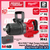 Milwaukee ONEFHIWF1DS-0C0 M18 FUEL High Torque D-Handle Impact Wrench w/ Short Anvil 1
