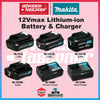 MAKITA BL1016 / BL1021B / BL1041B / BL1050B 1.5AH / 2.0AH / 4.0AH / 5.0AH 12Vmax CXT LITHIUM-ION Battery & Charger Combo