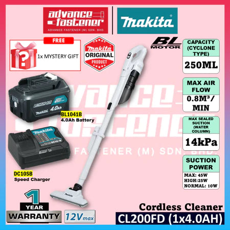 MAKITA CL200FDSA / CL200FDZ 12Vmax Cordless Cleaner