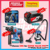DONG CHENG DCKIT10BK 20V Brushless Cordless Combo Set DCZC22 Rotary Hammer DCSM03-100 Angle Grinder