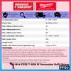 Milwaukee M18 FUEL™ CHIP & GRIND KIT - FHX Rotary Hammer FID3 Impact Driver FPD3 Driver Drill FSAG100XB Braking Grinder