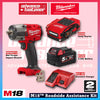 Milwaukee M18™ Roadside Assistance Kit ( FMTIW2F12 Impact Wrench JS2000 Jump Starter BI Inflator )