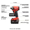 Milwaukee FQID2-502 / FQID2-0 M18™ FUEL™ SURGE™ Hydraulic Driver Impact Driver 1/4