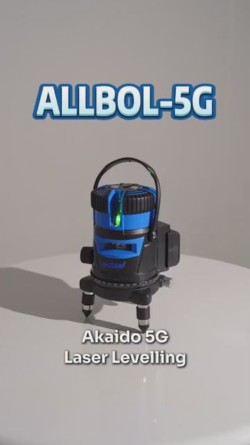 AKAIDO ALLBOL-5G + ALL-A01 Laser 5 Green + Laser Tripod 1.5M