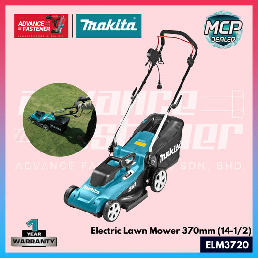 MAKITA ELM3720 Electric Lawn Mower 370MM (14-1/2”)