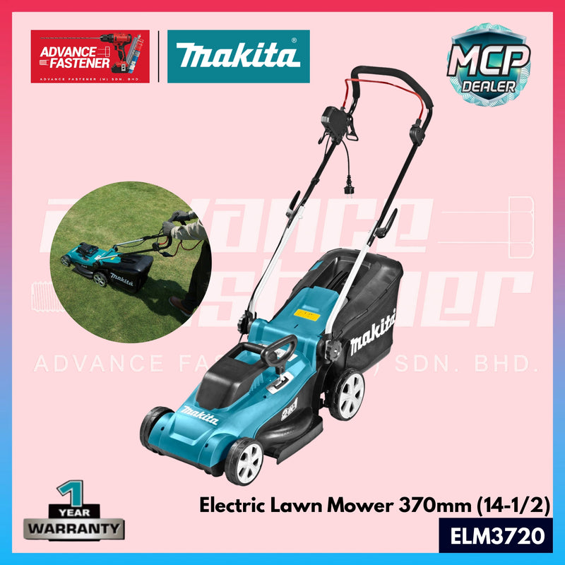 MAKITA ELM3720 Electric Lawn Mower 370MM (14-1/2”)
