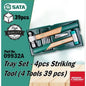 SATA Hand Tools 09932A Tray Set - 4 pcs Striking Tool ( 4 Tools 39 pcs )
