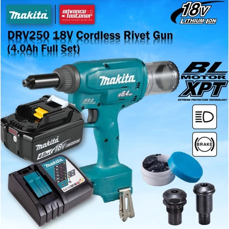 MAKITA DRV250Z DRV250 18V Cordless Rivet Gun